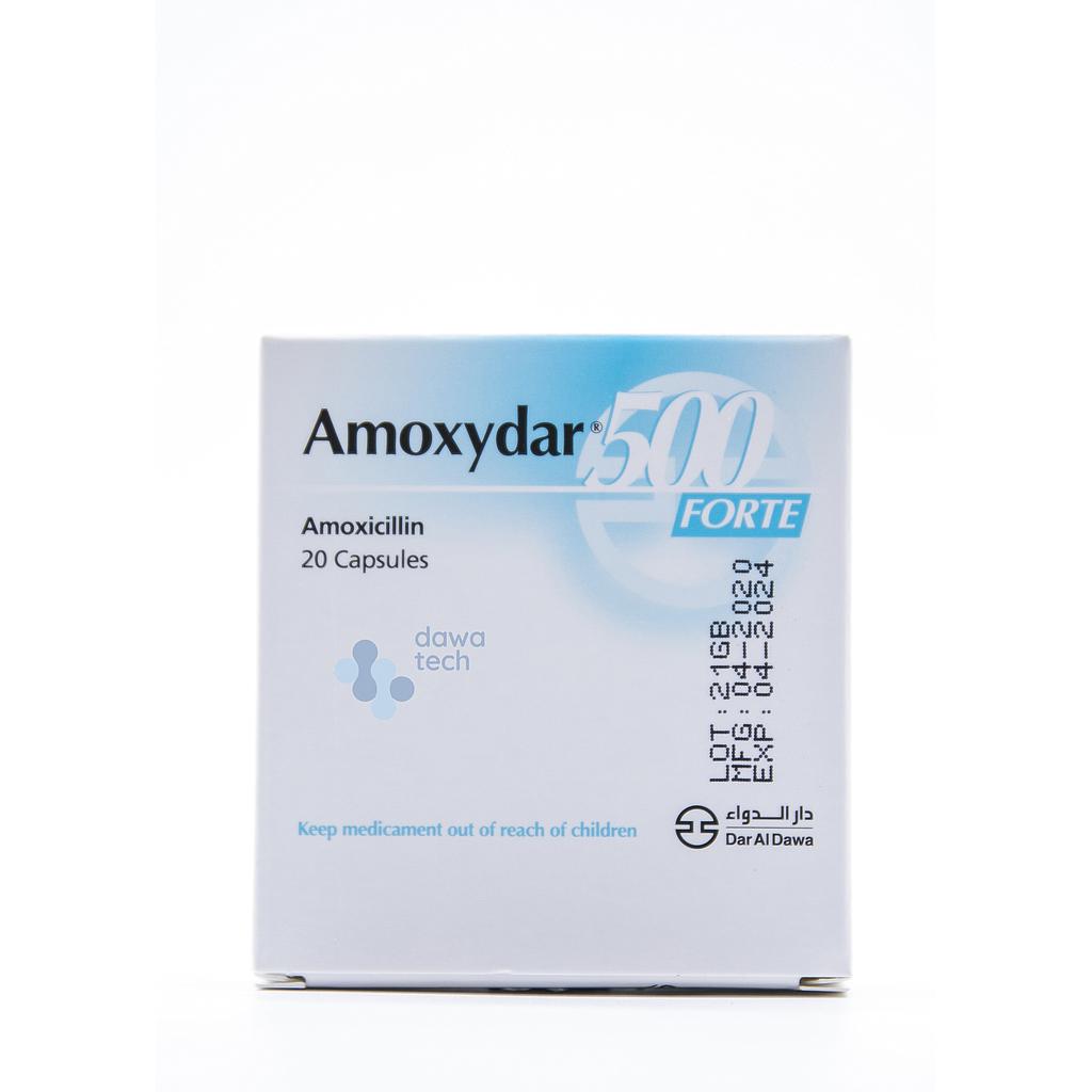 AMOXYDAR FORT 500 CAPS 20