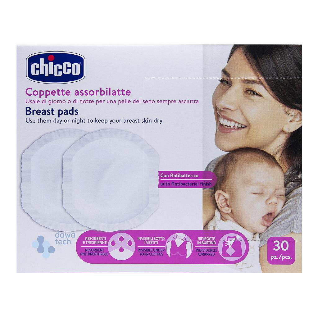CHICCO ANTIBACTERIAL BREAST PADS