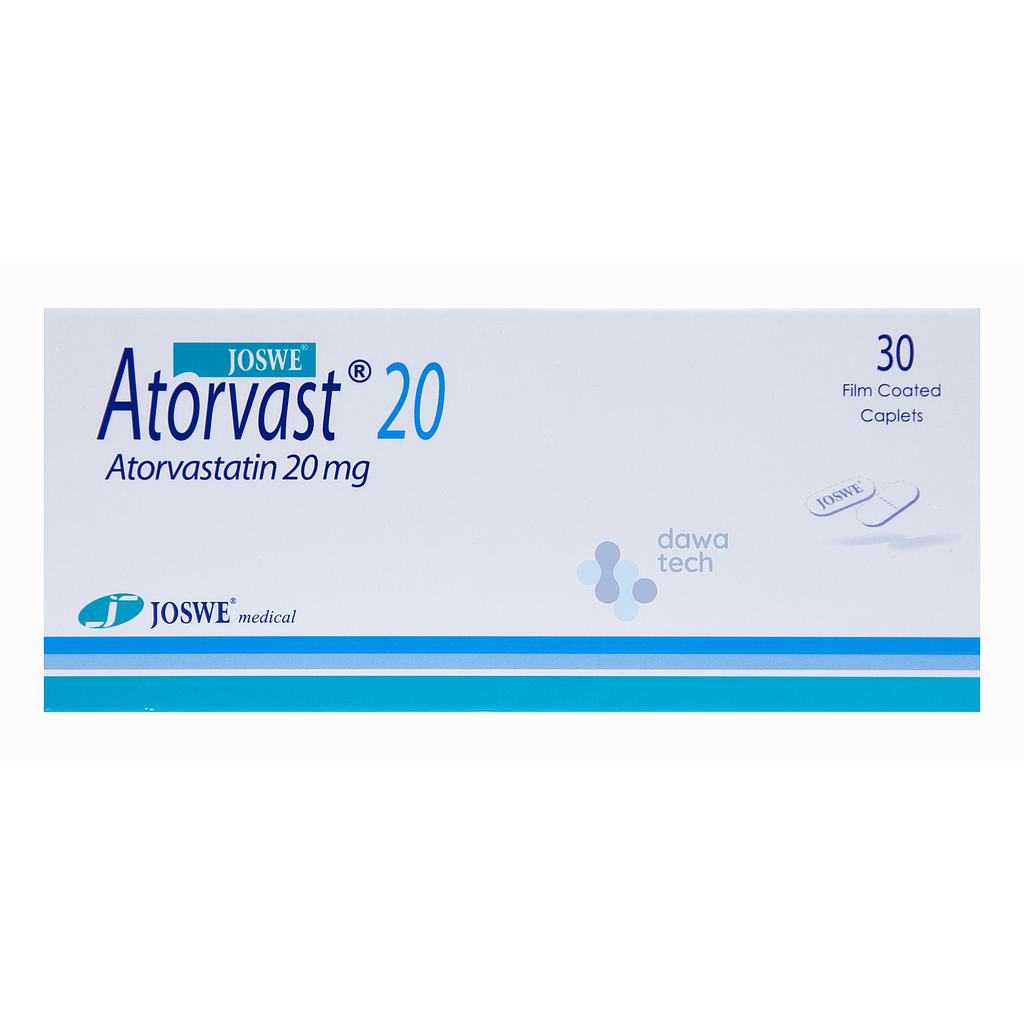 ATORVAST 20MG 30 CAP